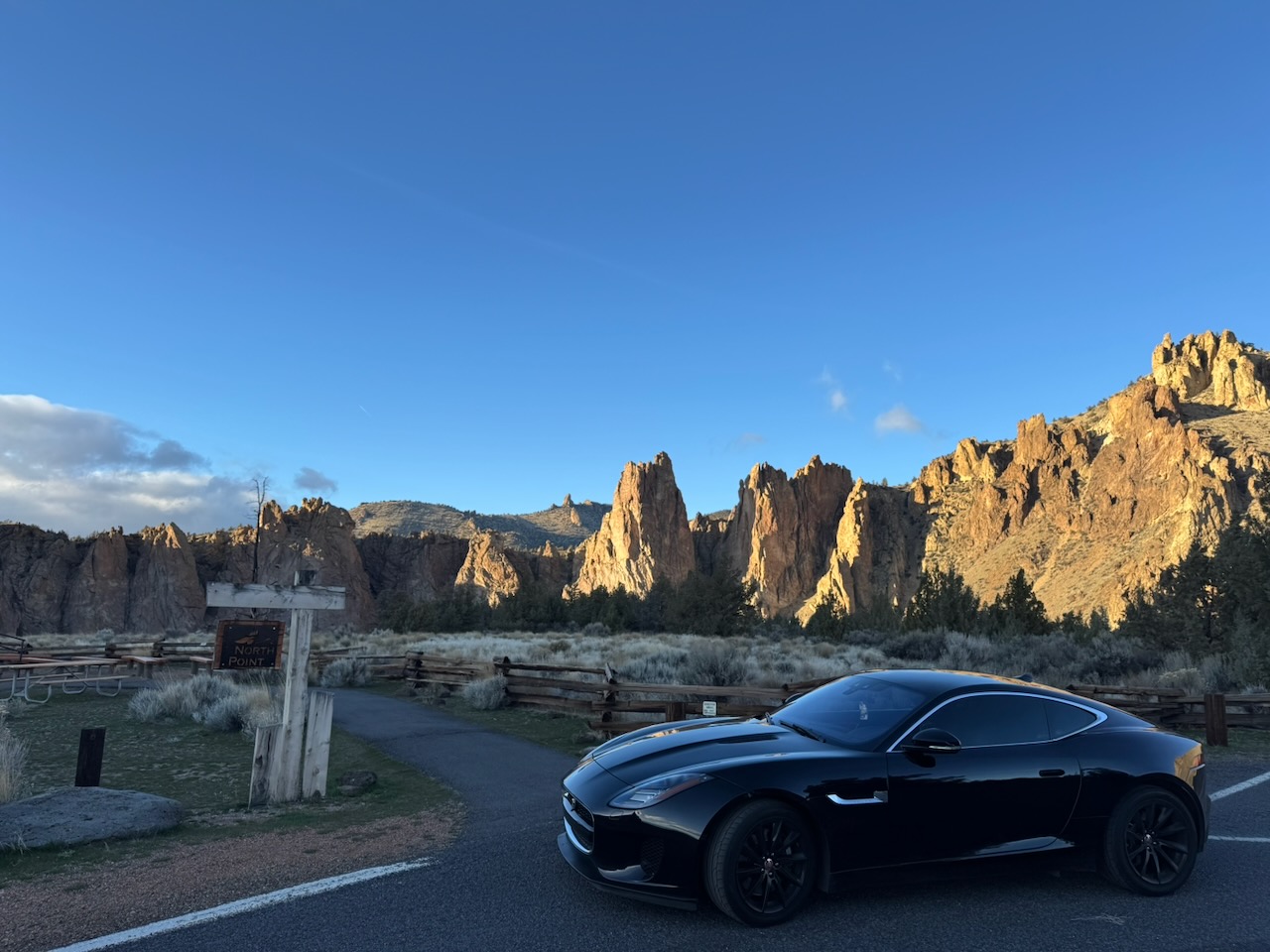 Jaguar F-Type near RDM airport